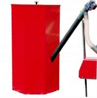 ATMOS Pelletbehälter 500 L Rot und Blau (Variante: Rot)
